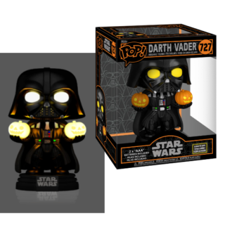 Φιγούρα Funko POP! Super (15cm) Star Wars - Darth Vader (Lights Up) (Halloween) #727