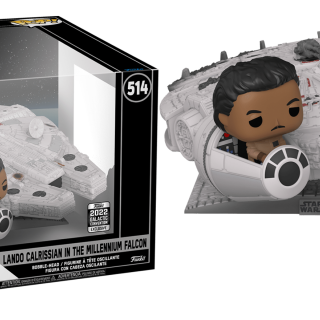 Φιγούρα Funko POP! Rides Star Wars -  Lando Calrissian in the Millennium Falcon (2022 Galactic Convention Exclusive) #514