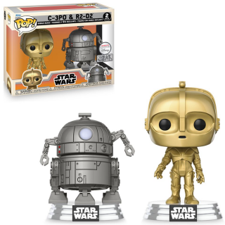 Φιγούρα Funko POP! Star Wars - Concept Series C-3PO & R2-D2 (Exclusive Art Disney Star Wars 45) 2-Pack