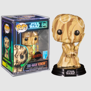 Φιγούρα Funko POP! Star Wars - Obi-Wan Kenobi (Rebel Alliance Symbols) (Art Series) (with Plastic Case) (Special Edition) #536