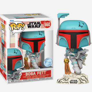Φιγούρα Funko POP! Star Wars - Disney 100th Anniversary - Boba Fett (Retro Reimagined) (Special Edition) #660