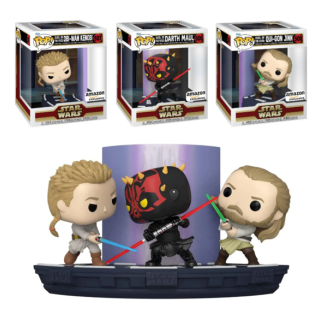 Φιγούρες Funko POP! Star Wars - Full Set - Duel of the Fates - Darth Maul / Obi-Wan Kenobi / Qui-Gon Jinn (Amazon Exclusive) #506 / #507 / #508