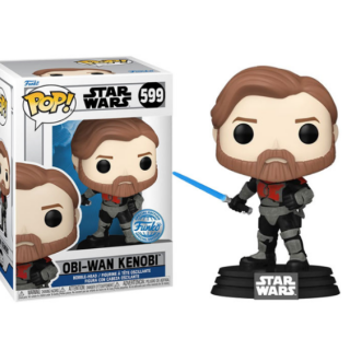 Φιγούρα Funko POP! Star Wars - Obi-Wan Kenobi (Mandalorian Armor) (Clone Wars) (Funko Special Edition) #599