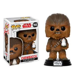 Φιγούρα Funko POP! Star Wars - Chewbacca (with Porg) (The Last Jedi) #195