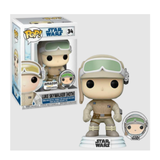 Φιγούρα Funko POP! Star Wars - Luke Skywalker (Hoth) (with Pin) (Amazon Exclusive) #34