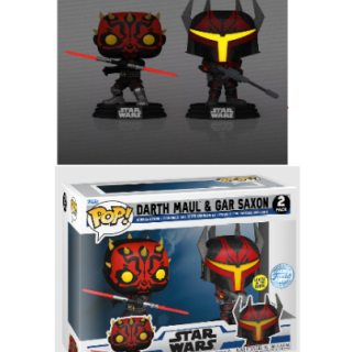 Φιγούρα Funko POP! Star Wars - Darth Maul and Gar Saxon (Clone Wars) (Glows in the Dark) (Funko Special Edition) 2-Pack