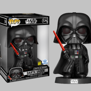 Φιγούρα Funko POP! Jumbo (25cm) Star Wars - Darth Vader (with Lights and Sounds) (Funko Exclusive) #574