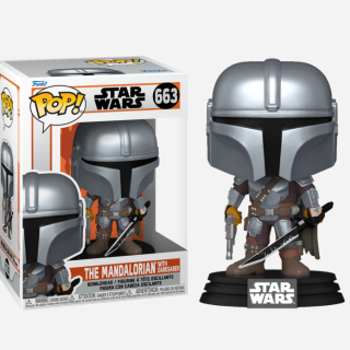 Φιγούρα Funko POP! Star Wars - Mandalorian - The Mandalorian with Darksaber #663