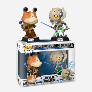 Φιγούρα Funko POP! Star Wars - Jar Jar Binks Vs General Grievous (Clone Wars) (Gamestop Exclusive) 2-Pack