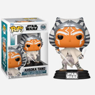 Φιγούρα Funko POP! Star Wars - Ahsoka - Ahsoka Tano (with White Cloak and Lightsabers) #749