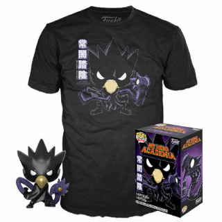 Φιγούρα Funko POP! & Tee Box - My Hero Academia - Tokoyami (Metallic) (XL)