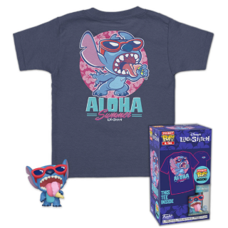 Φιγούρα Funko Pocket POP! & Tee Box - Lilo and Stitch - Summer Stitch (L - kid)