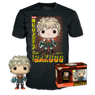 Φιγούρα Funko POP! & Tee Box - My Hero Academia - Katsuki Bakugo (Metallic) (Funko Special Edition)  (XL)