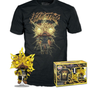 Φιγούρα Funko POP! & Tee Box - Marvel - Spider-Man - No Way Home - Electro (Glows in the Dark)  (L)