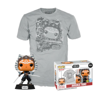 Φιγούρα Funko POP! & Tee Box - Star Wars - Ahsoka - Ahsoka Tano (Glows in the Dark) (XL)