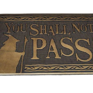 Doormat - Lord of the Rings - You Shall Not Pass (40x60cm)