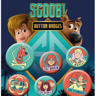 Scooby-Doo - SCOOB! Badge 6-Pack