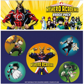 My Hero Academia - Pin-Back Buttons 5-Pack
