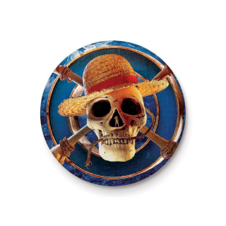 Κονκάρδα Pin Badge - One Piece Netflix - Straw Hat Logo