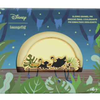 Κονκάρδα Sliding Enamel Pin - Lion King 30th Anniversary - Hakuna Matata (Glows in the Dark) (Limited Edition 1800 Pieces) (8cm)