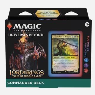 MtG TCG - Commander Deck - The Lord of the Rings - Tales of Middle-Earth - The Hosts of Mordor (Grixis)