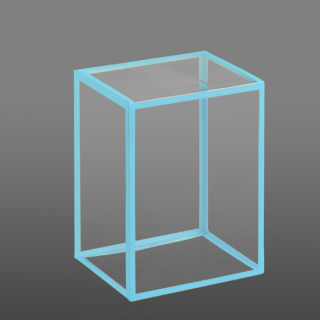 Protective Case for Funko POP! Figures - Soft Protectors (Normal Size 10cm) - Glow in the Dark - Blue
