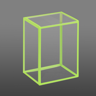 Protective Case for Funko POP! Figures - Soft Protectors (Normal Size 10cm) - Glow in the Dark - Green