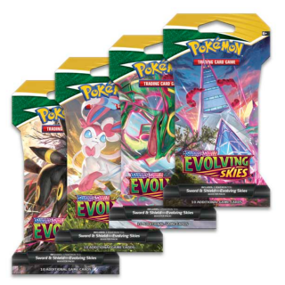 Pokemon TCG - Sleeved Booster - Sword & Shield 7 Evolving Skies