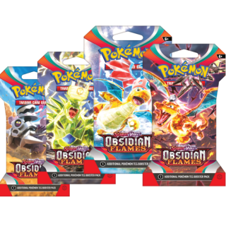 Pokemon TCG - Sleeved Booster - Scarlet & Violet 3 - Obsidian Flames