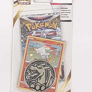 Pokemon TCG - Sword & Shield 11 Lost Origin - Checklane Blister - Scorbunny