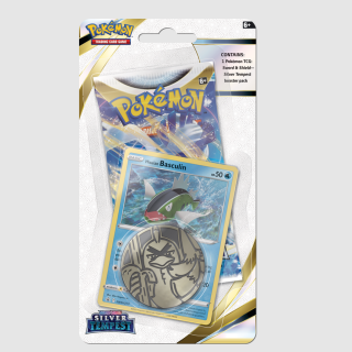 Pokemon TCG - Sword & Shield 12 Silver Tempest - Checklane Blister - Basculin