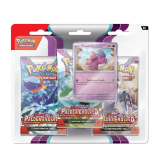 Pokemon TCG - Scarlet & Violet 2 - Paldea Evolved - 3-Booster Blister - Tinkatink