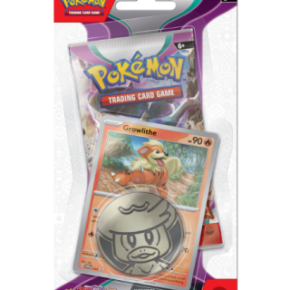 Pokemon TCG - Scarlet & Violet 2 - Paldea Evolved - Checklane Blister - Growlithe