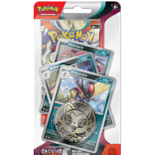 Pokemon TCG - Scarlet & Violet 3 - Obsidian Flames - Premium Checklane Blister - Kingambit