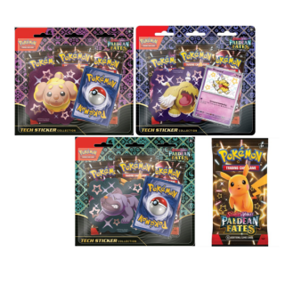 Pokemon TCG - Scarlet & Violet 4.5 - Paldean Fates - Tech Sticker Collection Blister (Random Blister)