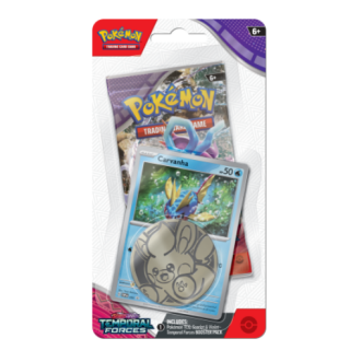 Pokemon TCG - Scarlet & Violet 5 - Temporal Forces - Checklane Blister - Carvanha