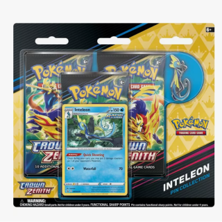 Pokemon TCG - Crown Zenith - Pin Collection Box - Inteleon