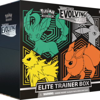 Pokemon TCG - Elite Trainer Box Sword & Shield 7 Evolving Skies (Leafeon-Umbreon-Jolteon-Flareon)