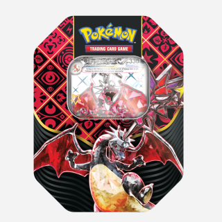 Pokemon TCG - Scarlet & Violet 4.5 - Paldean Fates - 4-Booster Tin - Charizard ex