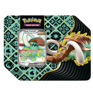 Pokemon TCG - Scarlet & Violet 4.5 - Paldean Fates - 5-Booster Tin - Great Tusk ex
