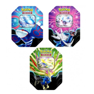 Pokemon TCG - Azure Legends Tin 2025 - Dialga ex / Kyogre ex / Xerneas ex (Random Tin)