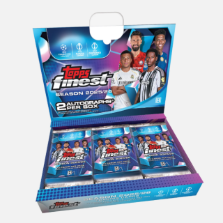 Sports Trading Cards Topps - 2025-26 UEFA Club Competitions (UCC) Soccer - Finest Hobby Box (6 Packs)