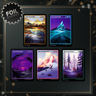 MtG Secret Lair - PixelSnowLands.jpg (Foil Etched Edition)