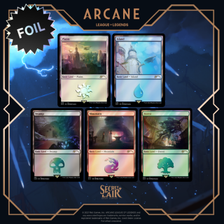 MtG Secret Lair - Arcane: Lands (Traditional Foil Edition)