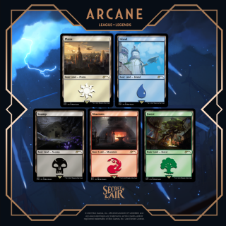 MtG Secret Lair - Arcane: Lands (Non Foil Edition)