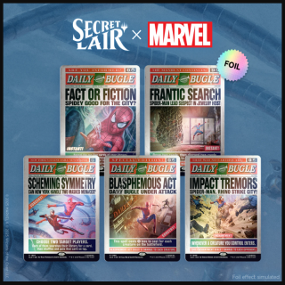 MtG Secret Lair - Marvel - Spider-Man - Daily Bugle Breaking News (Rainbow Foil Edition)