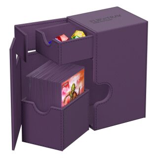 Ultimate Guard Deck Box - Standard Size (80+) - Flip n Tray XenoSkin Monocolor - Purple