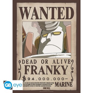 Αφίσα One Piece - Poster Wanted - Franky (52x38cm)