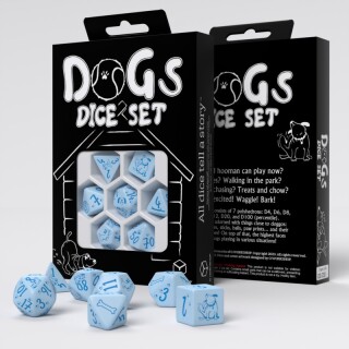 Dice Set - Ζάρια Q-Workshop - Dogs Set - Max (7pcs)