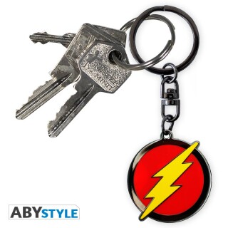 Μπρελόκ DC Comics - Flash Logo Metal Keychain